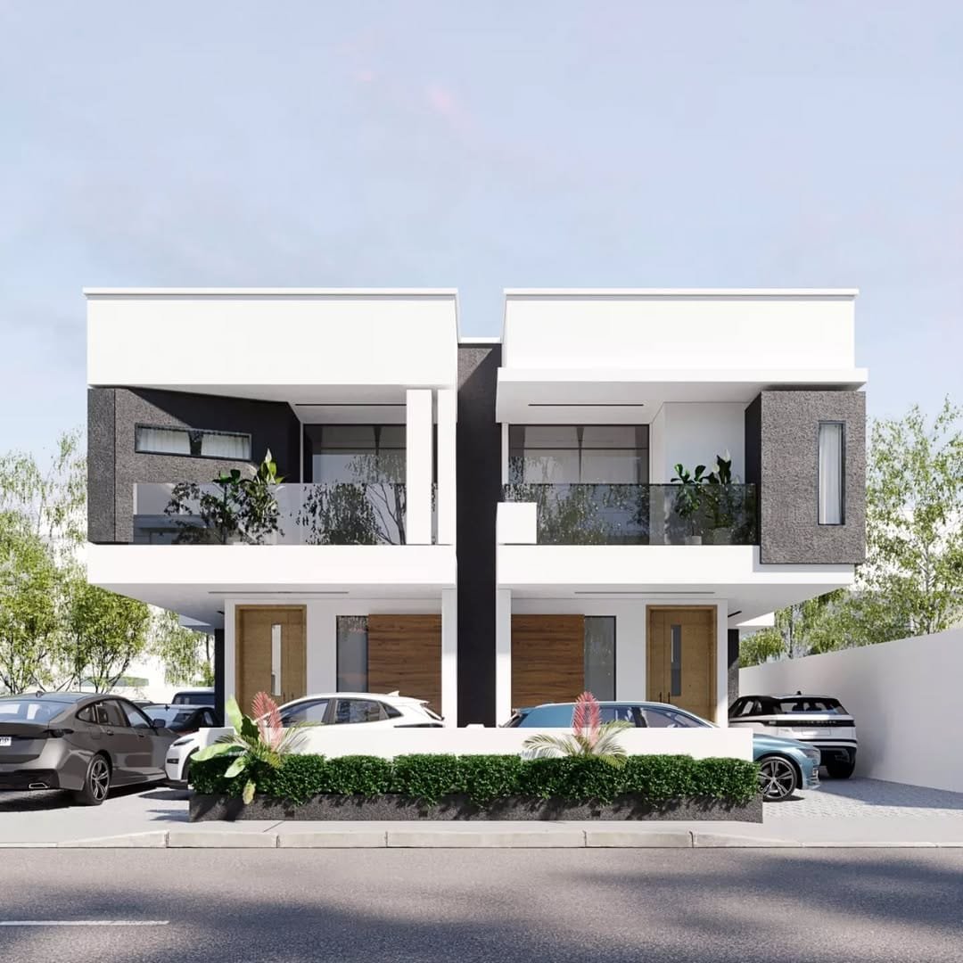 Land: 180SQM 2 Bedroom Semi-Detached Duplex